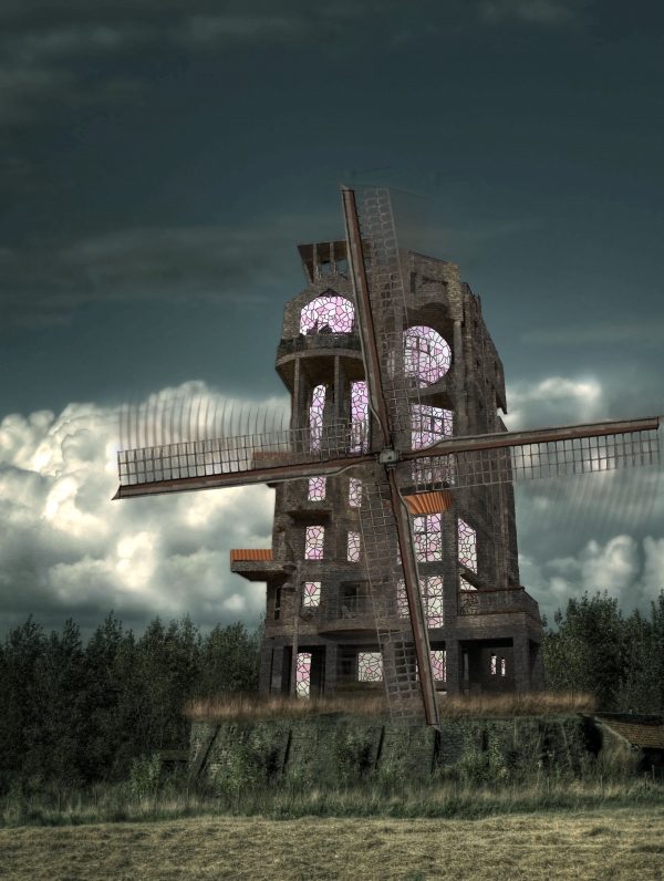 Creation of Windmill of Futures Past: Step 11